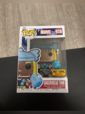 Funko Pop! Marvel Gingerbread Thor - hot topic exclusive diamond edition